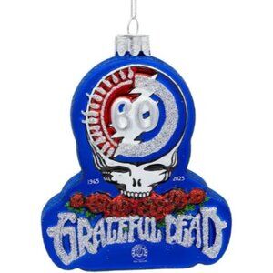 Grateful Dead - Glass 60th Anniversary Ornament -